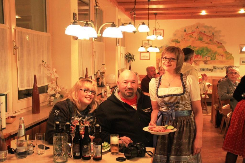 Landgasthof Frankentor Wasserlosen Kültér fotó
