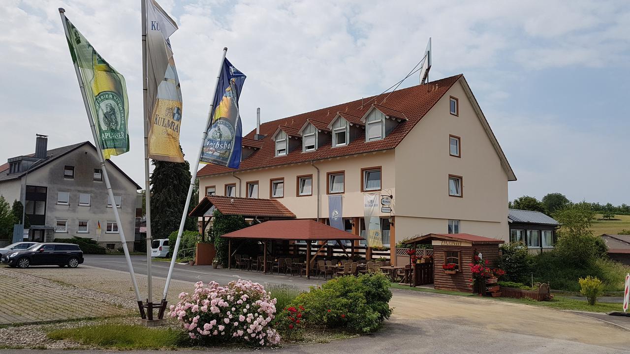 Landgasthof Frankentor Motel Wasserlosen Kültér fotó